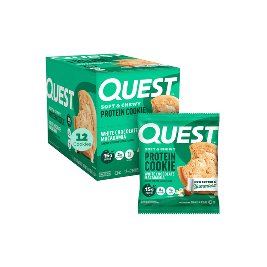 Quest Nutrition Protein Cookie, 15g Protein, 1g Sugar, 2g Net Carbs, Keto Friendly, High Protein, Low Carb; 12 Count