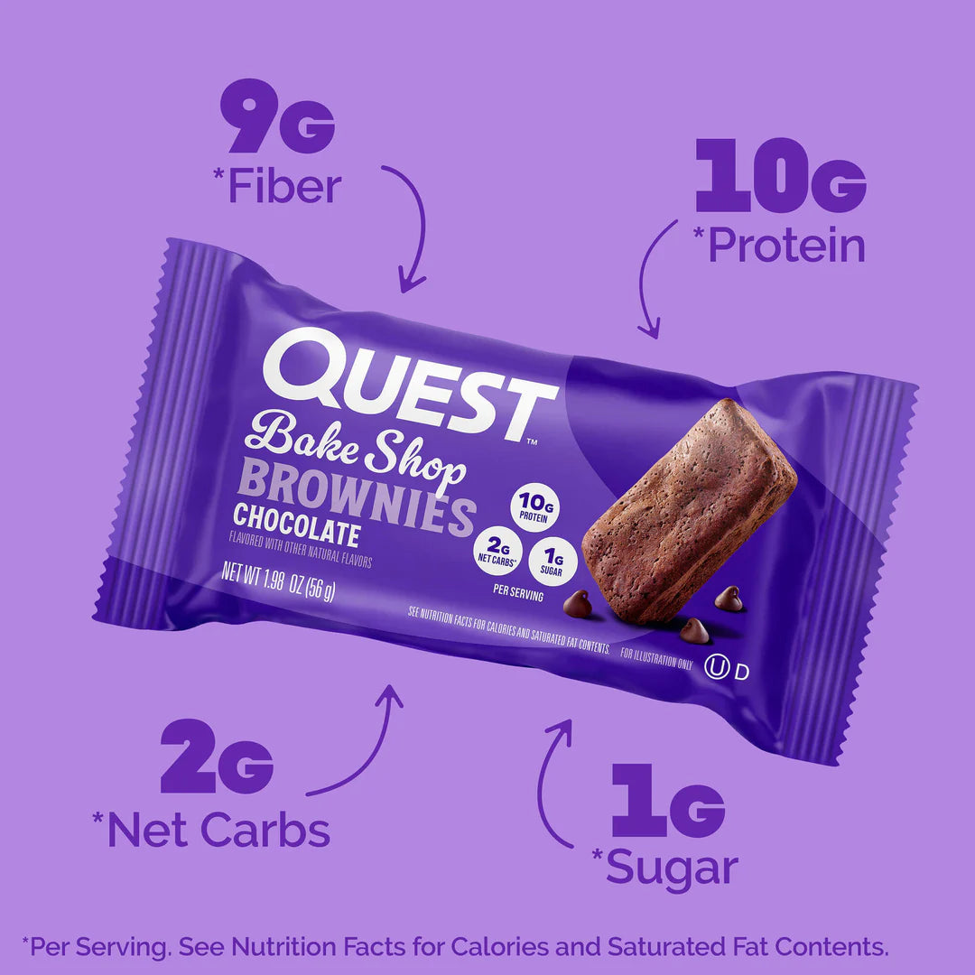 Quest Nutrition 10g Protein, 2g Net Carbs, 1g Sugar, Protein Snack, 10 Count
